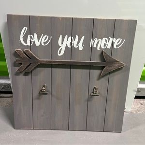 Love You More | Gray Wall Decor
